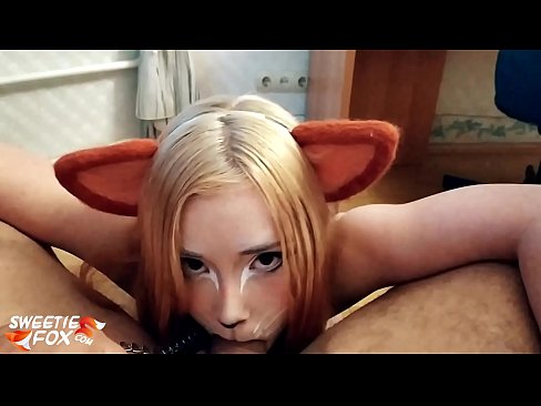 ❤️ Kitsune اس کے منہ میں ڈک اور سہ نگل ❤❌ مقعد فحش ️❤